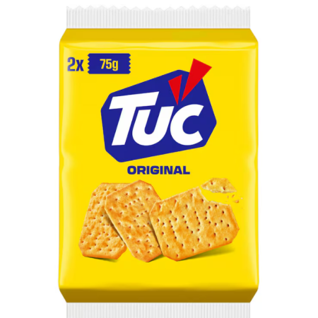 Tuc Crackers Original Toasts Salt 2 x 75 gr
