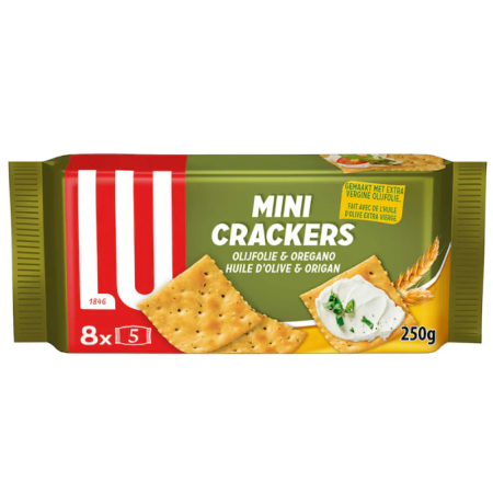 LU Mini Crackers Olive Oil Oregano 250g