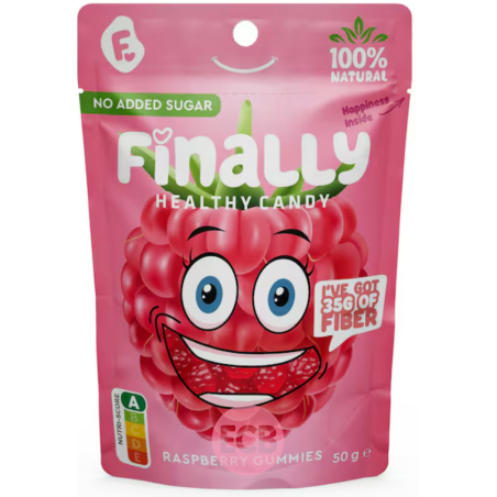 Finally Candy Bonbon Framboise 50g