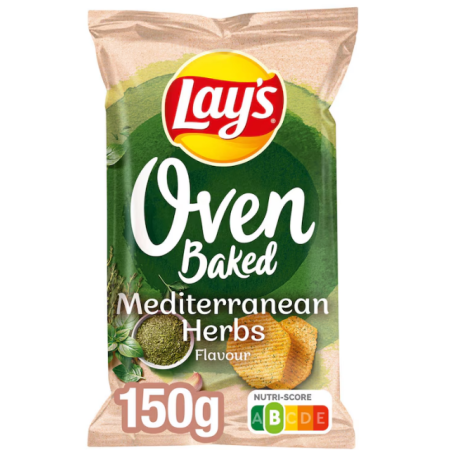 Lay’s Oven Baked Chips Mediterranean herbs 150 gr
