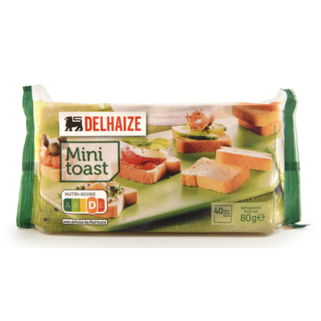 Delhaize Toast Mini 80g