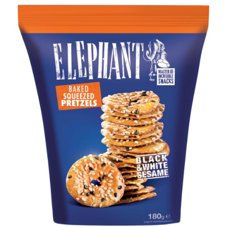 Elephant Pretzels Sesame 180g