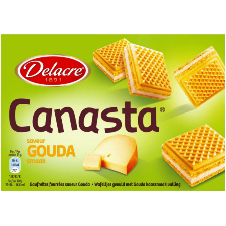 Delacre Wafer Filled Gouda 75g