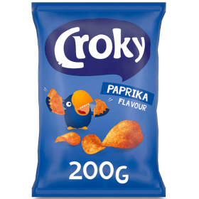 Croky Chips Paprika 200 gr