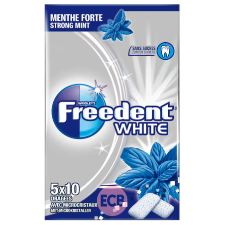 Freedent Chewing gum  Menthe forte 70g