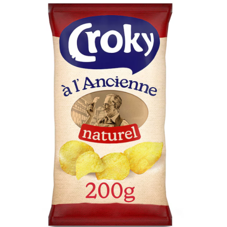 Croky Chips Old Style Natural 200g