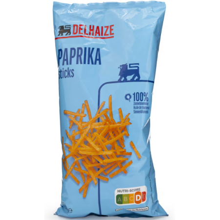 Delhaize Chips Sticks Paprika 150 gr
