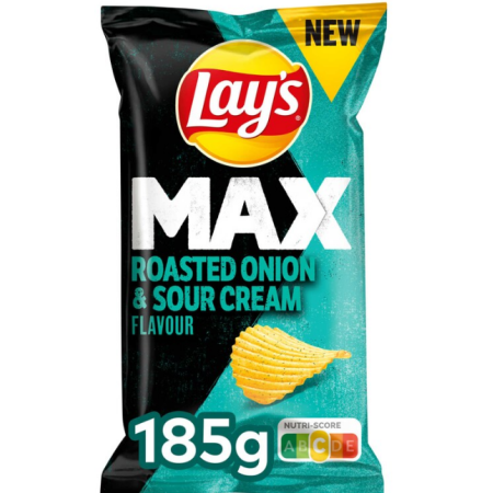 Lay’s Max Chips Roast Onions Sour cream 185 gr