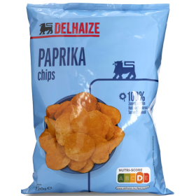 Delhaize Chips Paprika 120 gr