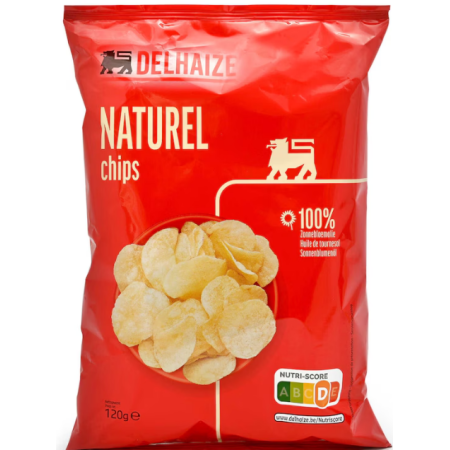 Delhaize Chips Salt 120g