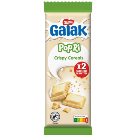 GalaK Chocolate White Crispy Rice 2 x 90g