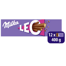 Milka Leo Biscuits Wafers Chocolate 12 Pcs   x 33.3 g