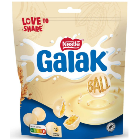 Galak White Chocolate Ball Knusprig 200 gr