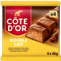Côte d'Or Chocolate Double Milk 4 x 46g