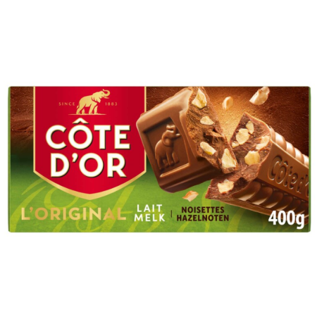 Côte d'Or Chocolate Milk Chocolate Hazelnut 400g