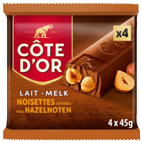 Côte d'Or Milk Chocolate Hazelnuts 4 x 45g