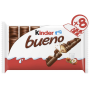 Kinder Bueno Chocolate Milk-Hazelnut Bar 8 pcs 344 g