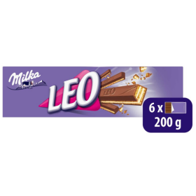 Milka Leo  Biscuits  Wafers Chocolate 6 Pcs 200g
