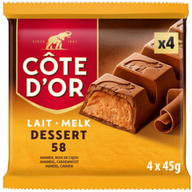Côte d'Or Chocolate Milk Chocolate Dessert 58 4 x 45g