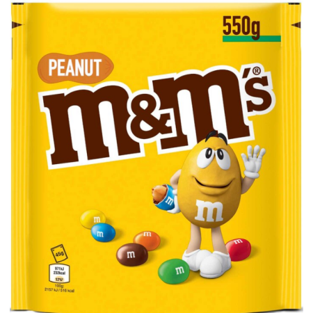 M&M's Chocolate Peanuts 550 gr