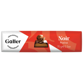 Galler Chocolate Dark Praline Stick 70g