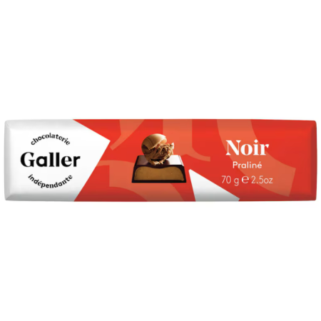 Galler Chocolate Dark Praline Stick 70g