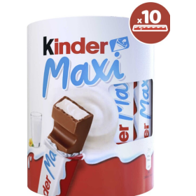 Kinder Maxi Chocolate Bar Milk 10 pcs 210 gr