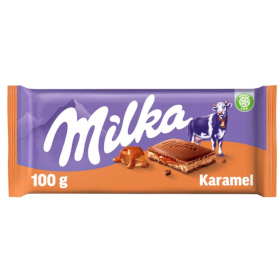 Milka Milk Chocolate Caramel 100g