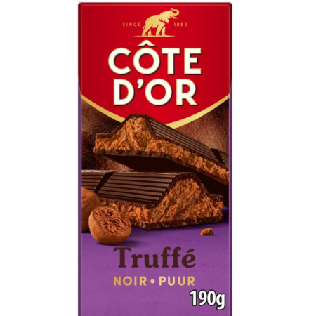 Côte d'Or Chocolate Dark Chocolate Truffled 190g