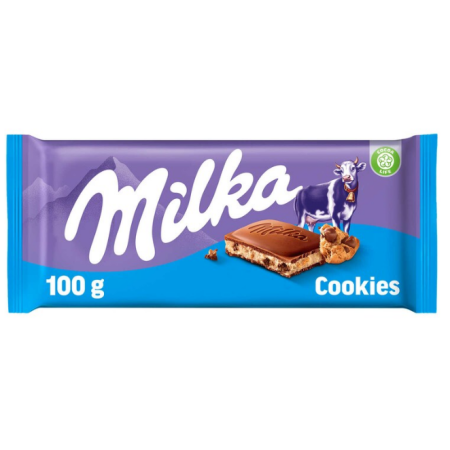Milka Chocolate  Bar Cookies 100g