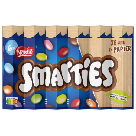 Smarties Milk Chocolate Candies 6 x 34g