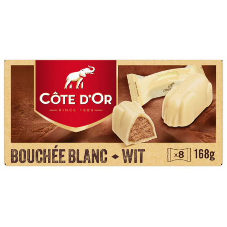Côte d'Or Pralines BOUCHEE White Chocolate 168g