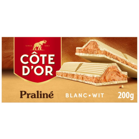Côte d'Or Chocolate White PRALINE 200g
