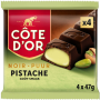 Côte d'Or Chocolate Dark Chocolate Pistachio 4 x 47g