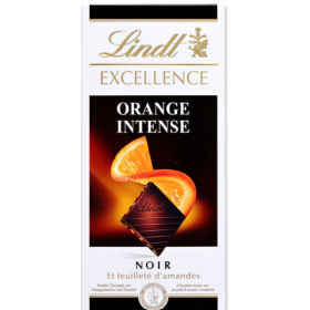 Lindt Excellence Chocolate Intense Dark Orange 100g