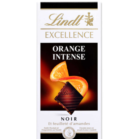 Lindt Excellence Chocolate Intense Dark Orange 100g