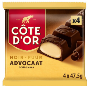 Côte d'Or Dark Chocolate Avocado 4 x 47.5g