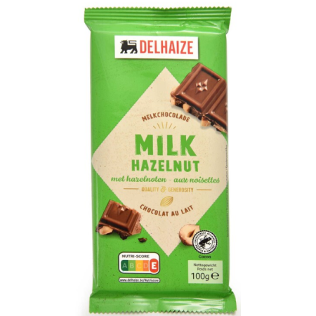 Delhaize Chocolate Milk Hazelnut 100g