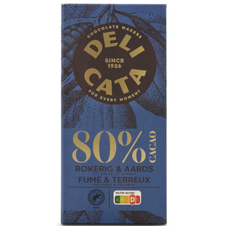 Delicate Chocolate Black Uganda 80% 100 gr