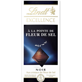 Lindt Excellence Chocolate Dark with Fleur de Sel 100g
