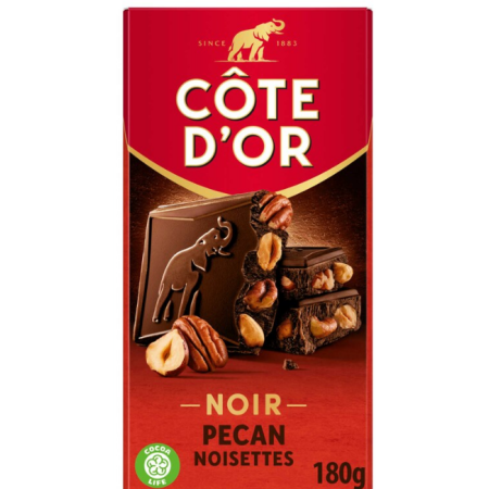 Côte d'Or Dark Chocolate Pecan 180g