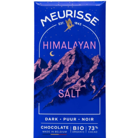 Meurisse Dark Chocolate Himalayan Pink Salt Fairtrade Organic 100g