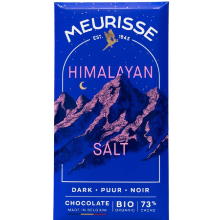 Meurisse Dark Chocolate Himalayan Pink Salt Fairtrade Organic 100g