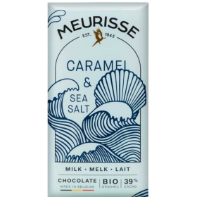 Meurisse Milk Chocolate Caramel & Fleur de Se Fairtrade Organic 100g