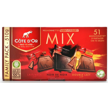 Côte d'Or Chocolate MIGNONETTES Mix 510g