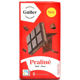 Galler Chocolate Bar Dark Praline 180g