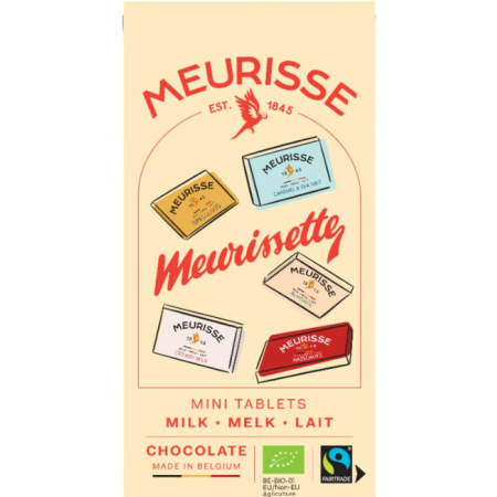 Meurisse  Milk Chocolate Mini Tablets 100g