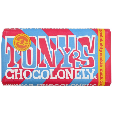 Tony's Chocolonely Chocolate Milk Chip Cookie Fairtrade 180 g