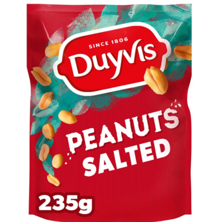 Duyvis Peanuts salted 235 gr