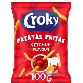 Croky Chips Potato Fritas Ketchup 100 gr